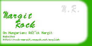 margit rock business card